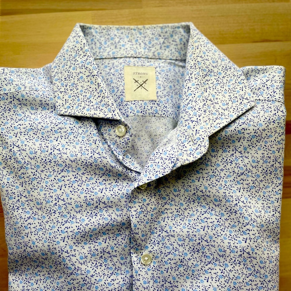 Strong Suit Long Sleeve Button Down!